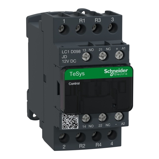 Contactor Tesys D - 4P2 NA  2 NF - AC-1 -  440 V 20 A - 12 V CC bobina