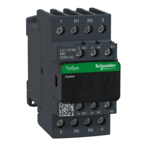 Contactor Tesys D - 4P2 NA  2 NF - AC-1 -  440 V 32 A - 220 V CC bobina