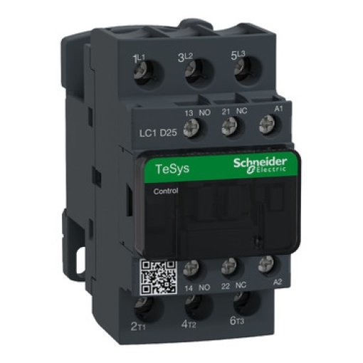Contactor Tesys D - 3P3 NA - AC-3 -  440 V 25 A - 400 V CA bobina