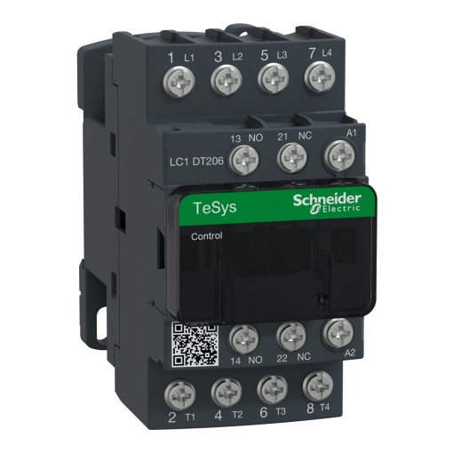 Contactor Tesys D - 4P4 NA - AC-1 -  440 V 20 A - 220 V CA 5060 Hz bobina