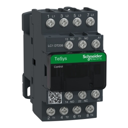 Contactor Tesys D - 4P4 NA - AC-1 -  440 V 20 A - 220 V CA 5060 Hz bobina