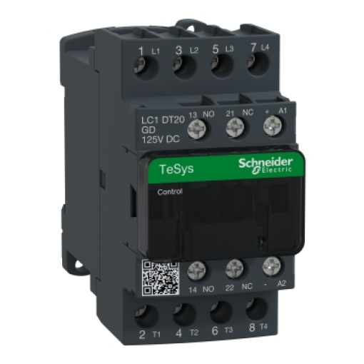 Contactor Tesys D - 4P4 NA - AC-1 -  440 V 20 A - 125 V CC bobina standard