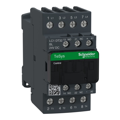 Contactor Tesys D - 4P4 NA - AC-1 -  440 V 32 A - 24 V CC baixo cons bob