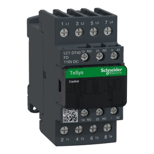 Contactor Tesys D - 4P4 NA - AC-1 -  440 V 40 A - 110 V CC bobina standard