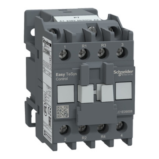 Contator, controle fácil TeSys, LC1E, 4P 2NO  2NC, AC-1 20A, 230V