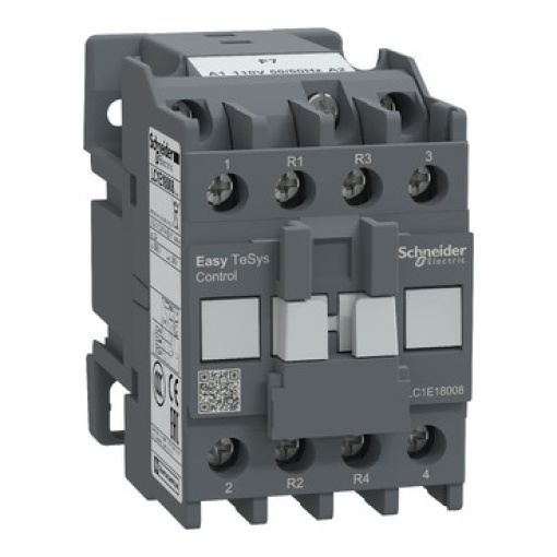 Contator, controle fácil TeSys, LC1E, 4P 2NO  2NC, AC-1 32A, 110V