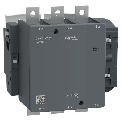 Contator, controle fácil TeSys, LC1E, 3P 3NO, AC-3AC-3e,  440 V, 300 A265 A, bobina 240 V CA, 50 Hz