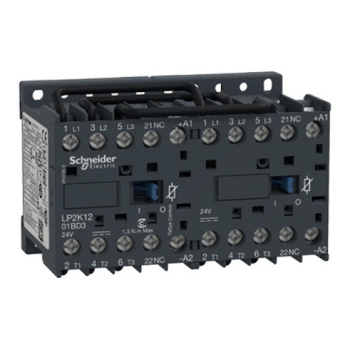 Inversor Tesys K - 3P3 NA - AC-3 -  440 V 12 A - 24 V bobina CC