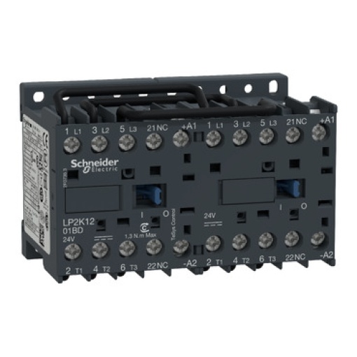 Inversor Tesys K - 3P3 NA - AC-3 -  440 V 12 A - 24 V bobina CC