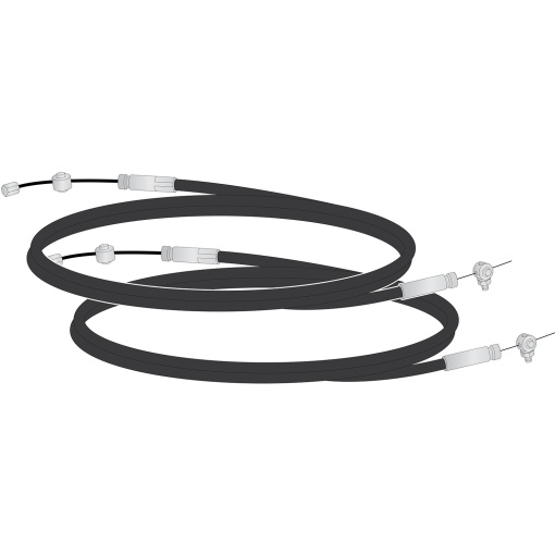 2 cables for interlocking - 6 meters - spare part