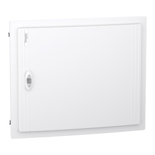 PrismaSet XS, Quadro 2 filas 24 módulos, porta branca, encastrar