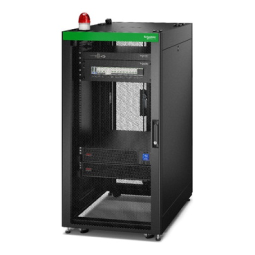 Easy MDC S-Series, Ventilated 24U Easy Rack, SRVPM3K, PDP, Energy Meter, Local Management, Lighting