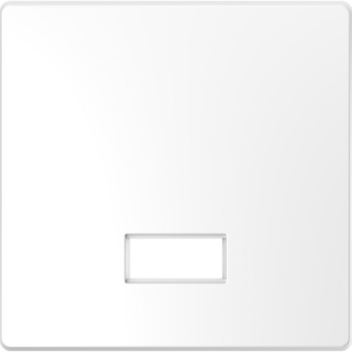 Tecla, D-Life, com visor retangular para símbolos, branco