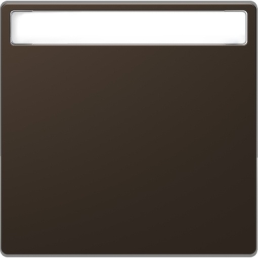 Tecla porta etiqueta D-Life, metal mocca