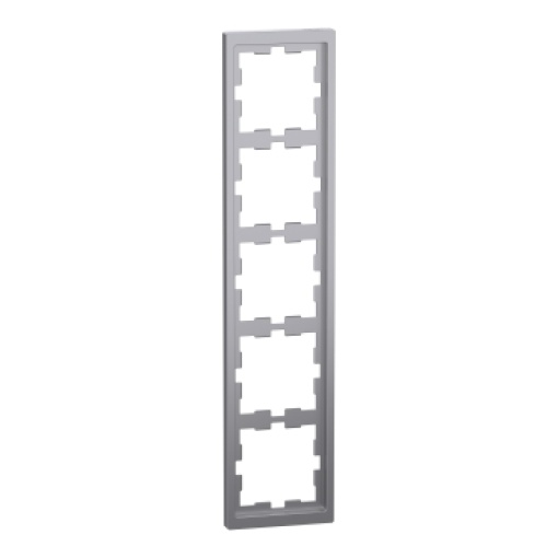 Quadro, Merten D-Life, 5 elementos, aço