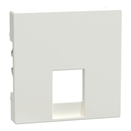 M-Elegance - Centro de tomada telefone RJ11RJ12 - Branco brilhante