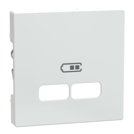 Centro System M, para carregador USB, branco ativo