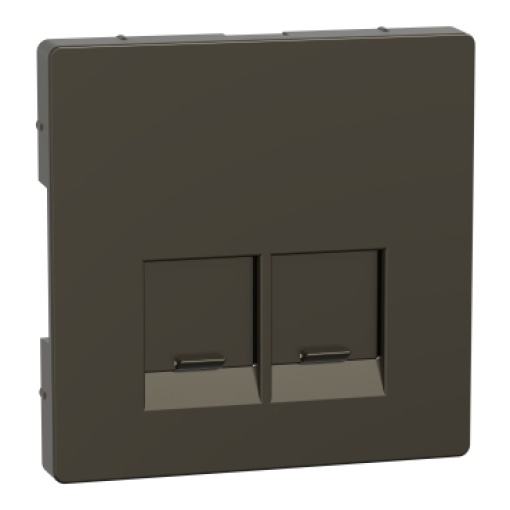 Centro System M, para 2 tomadas de dados, mocca