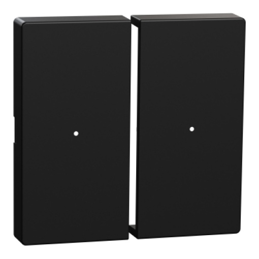 System M, tecla 2 elementos, módulo de botão de pressão, preto