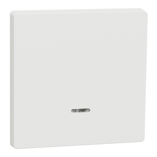 D-Life - Tecla simples com visor - Branco Mate