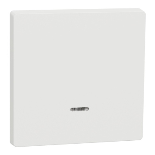 D-Life - Tecla simples com visor - Branco Mate