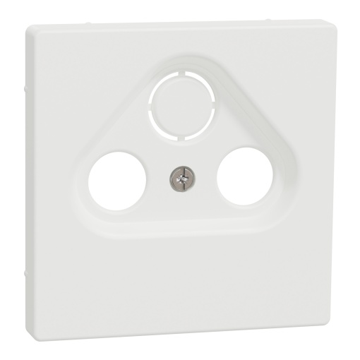 D-Life - Centro Tomada R-TVSAT - Branco Mate