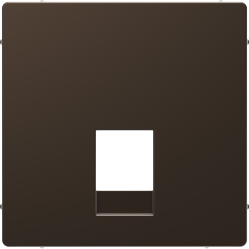 D-Life - Centro de tomada telefone RJ11 e RJ12 - Metal mocca