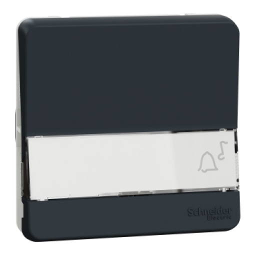 Mureva Styl - Botão de pressão com etiqueta - IP55 - 16A - Cinzento