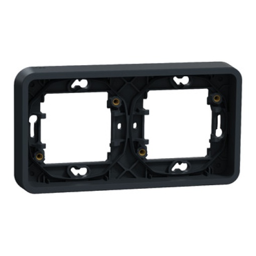 Quadro horizontal, Mureva Styl, 2 elementos, IP55, Cinzento