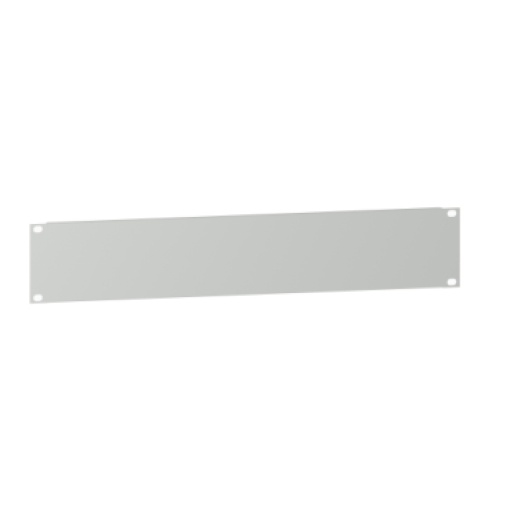 Actassi - 19" plain plate - 2U - steel - RAL7035 - 1510mm