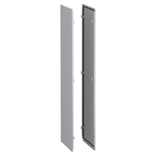 Painéis laterais, PanelSeT SFN, para aplicação no exterior do armário elétrico H1800 D600mm, fixação interna, RAL7035, conjunto de 2