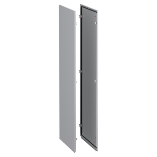 Painéis laterais, PanelSeT SFN, para aplicação no exterior do armário elétrico H1800 D800mm, fixação interna, RAL7035, conjunto de 2
