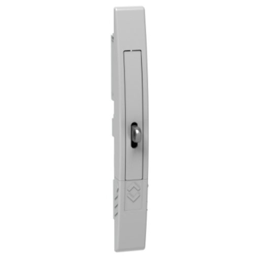 Handle lock polyamid with padlock device without insert for PLA - Ral 7035