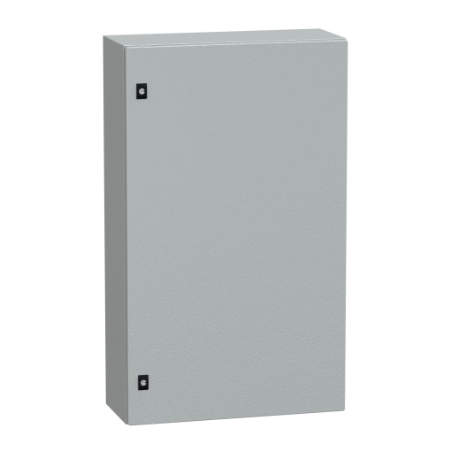 Spacial CRN plain door with mount.plate. H1000xW600xD250 IP66 IK10 RAL7035..
