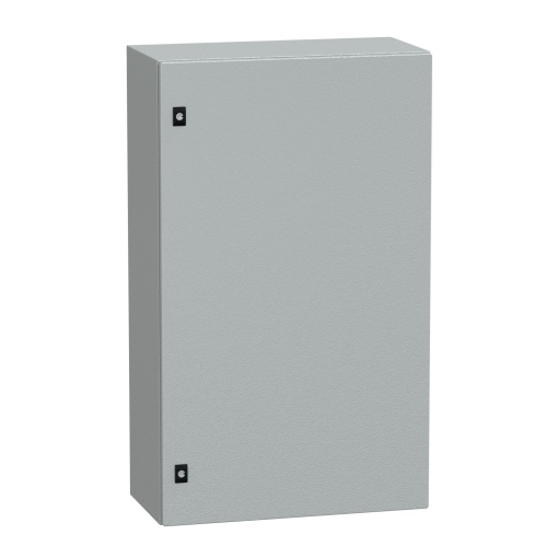 Spacial CRN plain door with mount.plate. H1000xW600xD300 IP66 IK10 RAL7035..