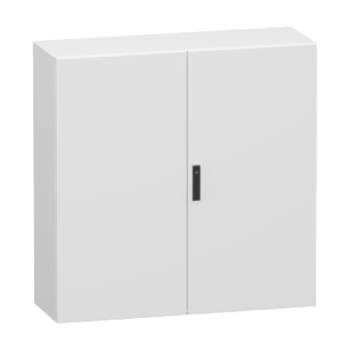 Spacial CRN 2 porta plena, sem platina montagem. H12xW12xD4 IP55 IK10 RAL7035.