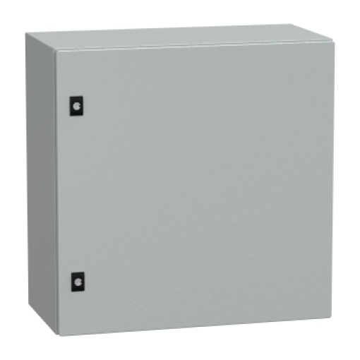 Spacial CRN plain door with mount.plate. H600xW600xD300 IP66 IK10 RAL7035..