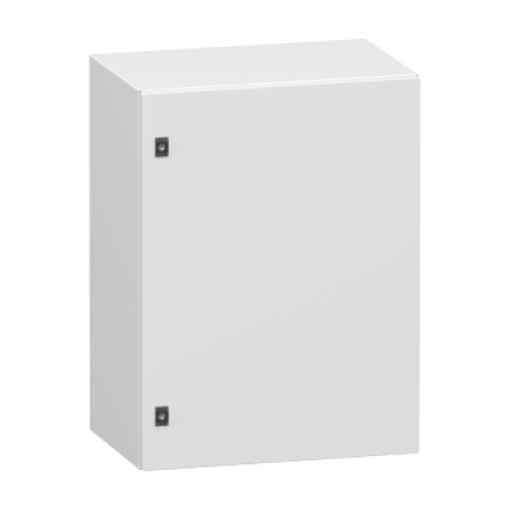 Spacial CRN porta plena   Sem platina  montagem.H8xW6xD4 IP66 IK10 RAL7035.