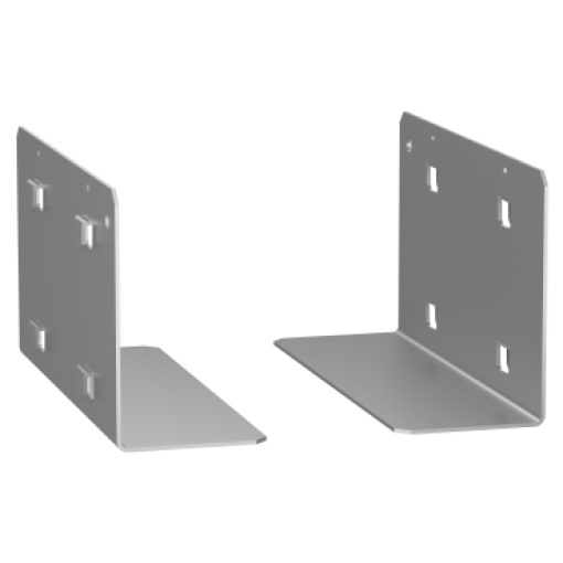 19" 2 U partial fixed slides - Fixing onto 19" front uprights - 15 kg load