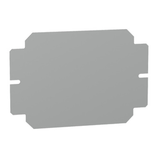 Plain mounting plate H150xW200mm made of galvanised sheet steel