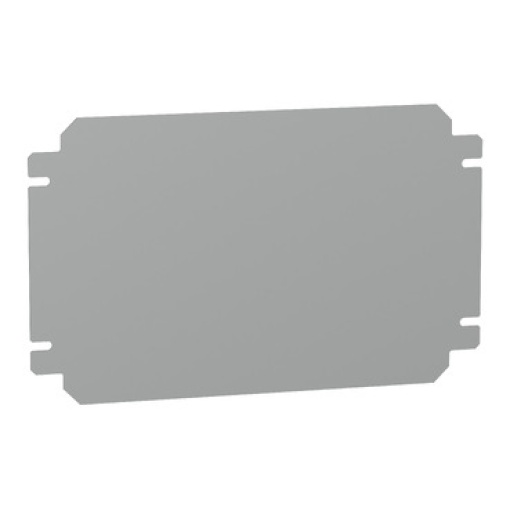 Plain mounting plate H200xW300mm made of galvanised sheet steel