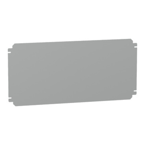 Plain mounting plate H300xW600mm made of galvanised sheet steel