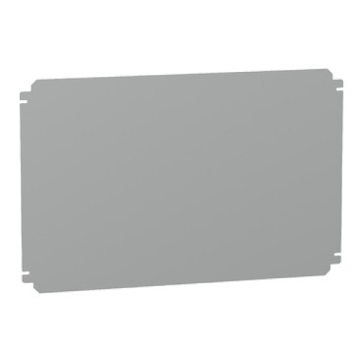Plain mounting plate H400xW600mm made of galvanised sheet steel