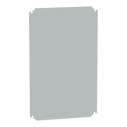 Insulating mounting plate for enclosure H600xW400mm made of polyester