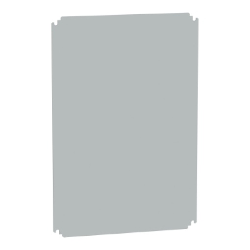 Insulating mounting plate for enclosure H700xW500mm made of polyester