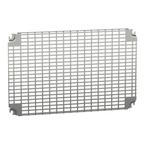 Monobloc perforated plates H400xW600mm with universal perforations 11x26mm