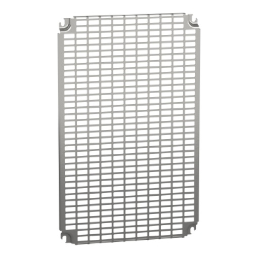 Monobloc perforated plates H600xW400mm with universal perforations 11x26mm