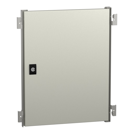 Internal door for Spacial WM encl. H500xW400 steel, RAL7035.Adjustable in depth