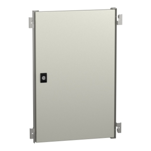 Internal door for Spacial WM encl. H600xW400 steel, RAL7035.Adjustable in depth