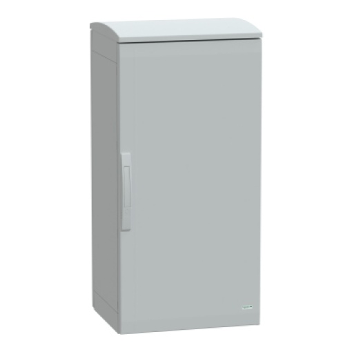 Floor standing encl. polyester vers.PLAT open top w canopy 1000x500x420 IP44